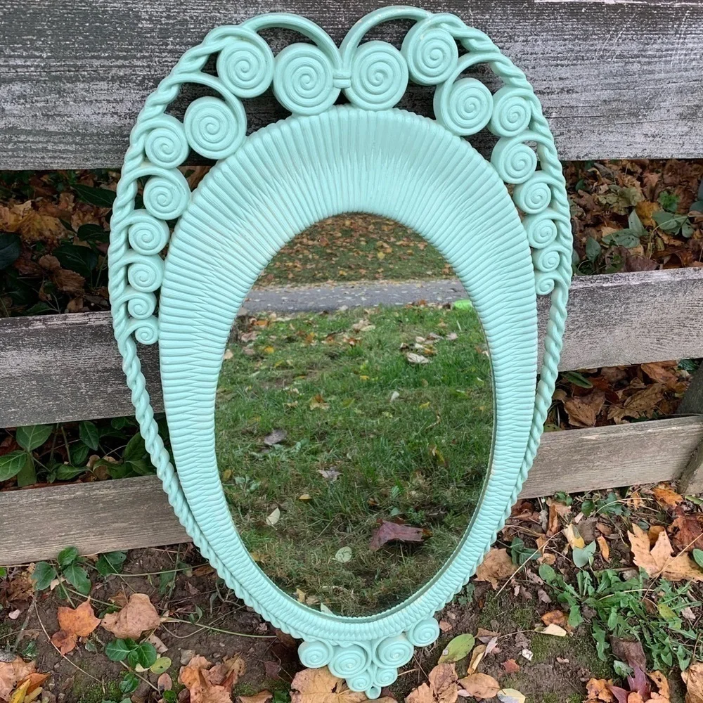 Vintage Burwood Ornate Mirror Hollywood Regency